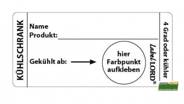 Label K�hlschrank