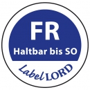Tagesetikett Fr haltbar bis So