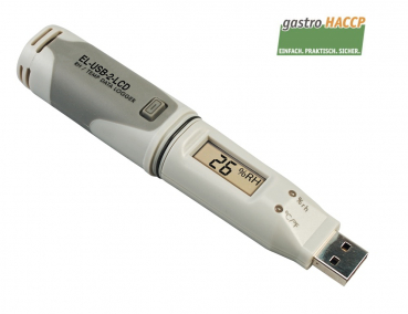 EL-USB-2-LCD = Temperatur-Daten-Logger mit USB-Anschluss
