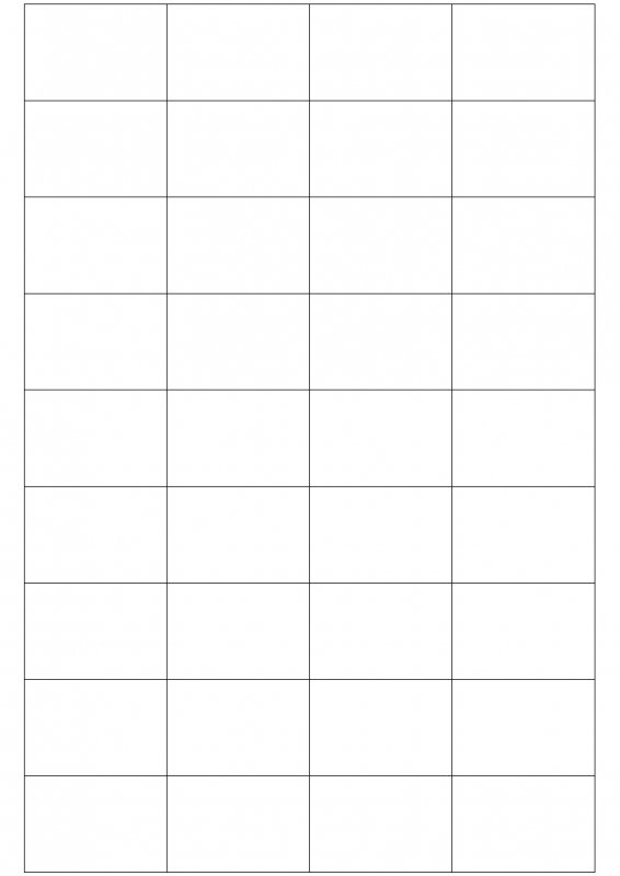 Wasserlösliche Etiketten in der größe 48,3 x 32,7 mm