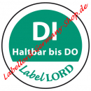 "Di" haltbar-bis (2 x 500 St.) AQUALABEL-Qualität